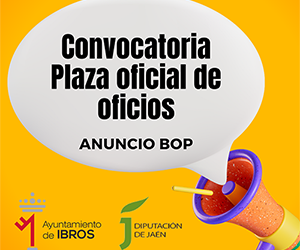 ANUNCIO BOP CONVOCATORIA PLAZA DE OFICIAL DE OFICIOS